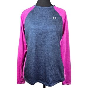 Under Armour Women's Long Sleeve Sweatshirt in Blue and Pink Size XL